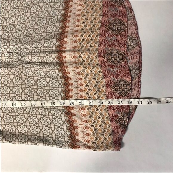 Artisan Ditsy Floral Boho Tunic Top - Picture 9 of 11